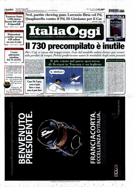 Italia oggi : quotidiano di economia finanza e politica